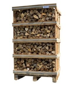 Caisse de Bois de chauffage 45 cm – Mélange de bois durs (2m3)